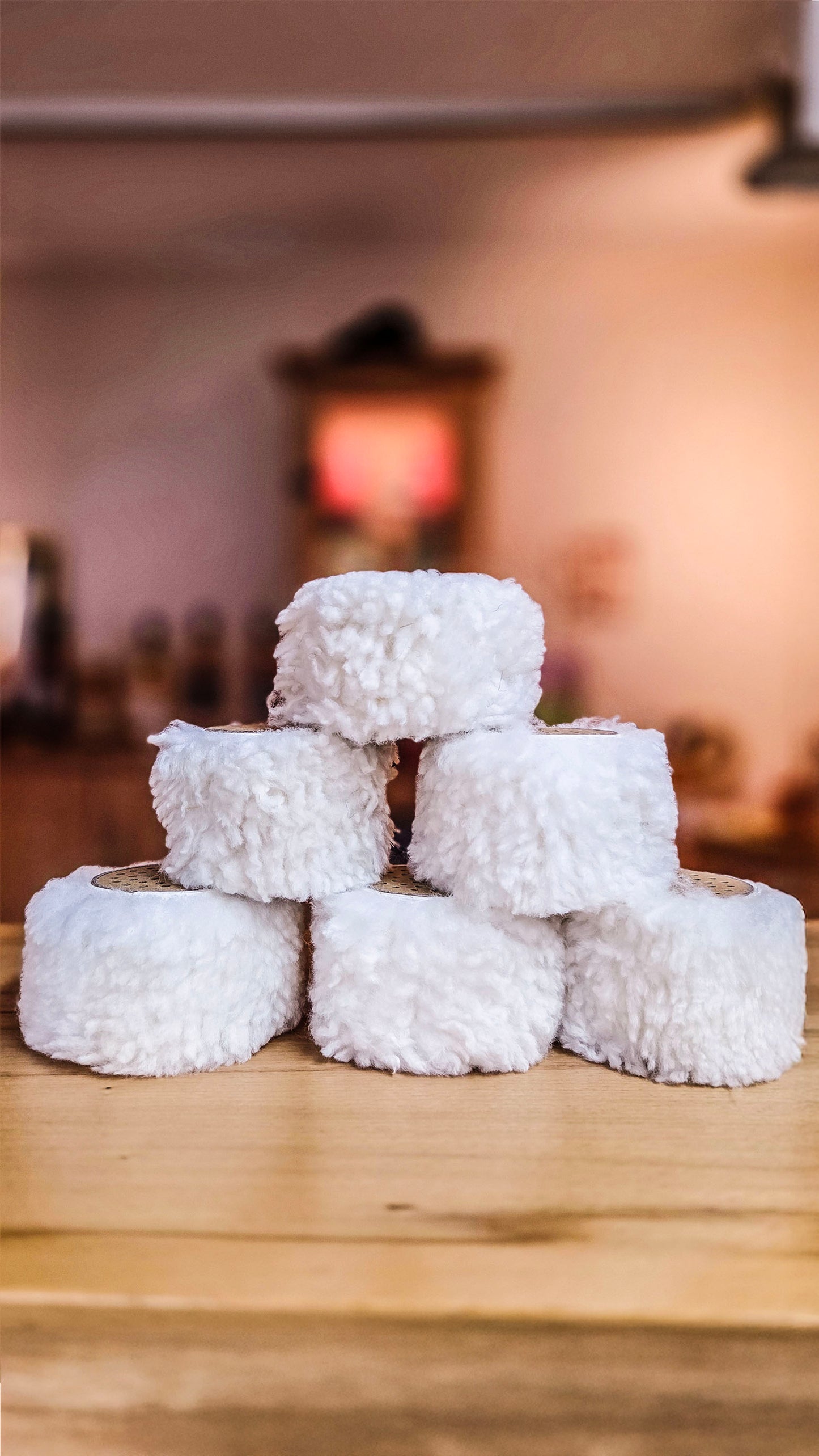 Blökdose mit echter Rhönschafwolle