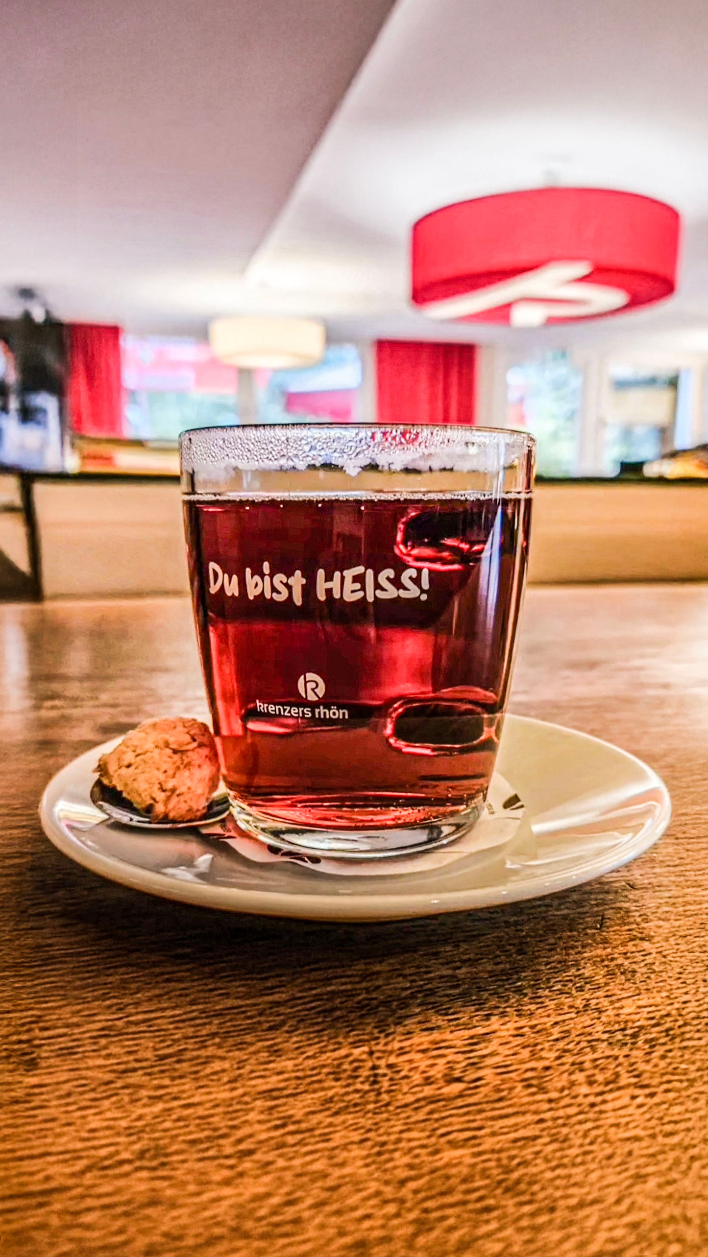 Glas "Du bist HEISS!"