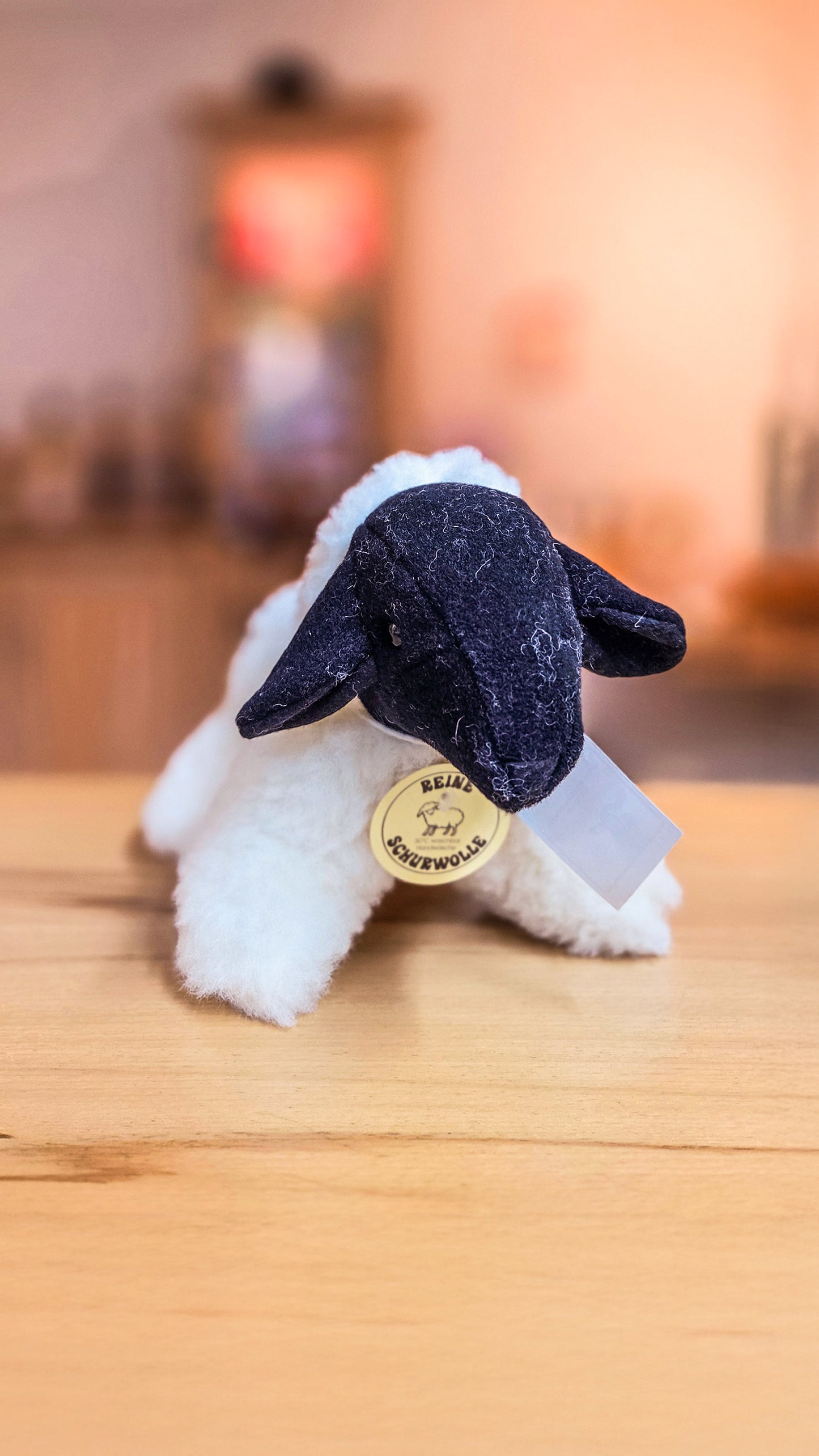 Plüschschaf Wolli stehend - mit echter Rhönschafwolle