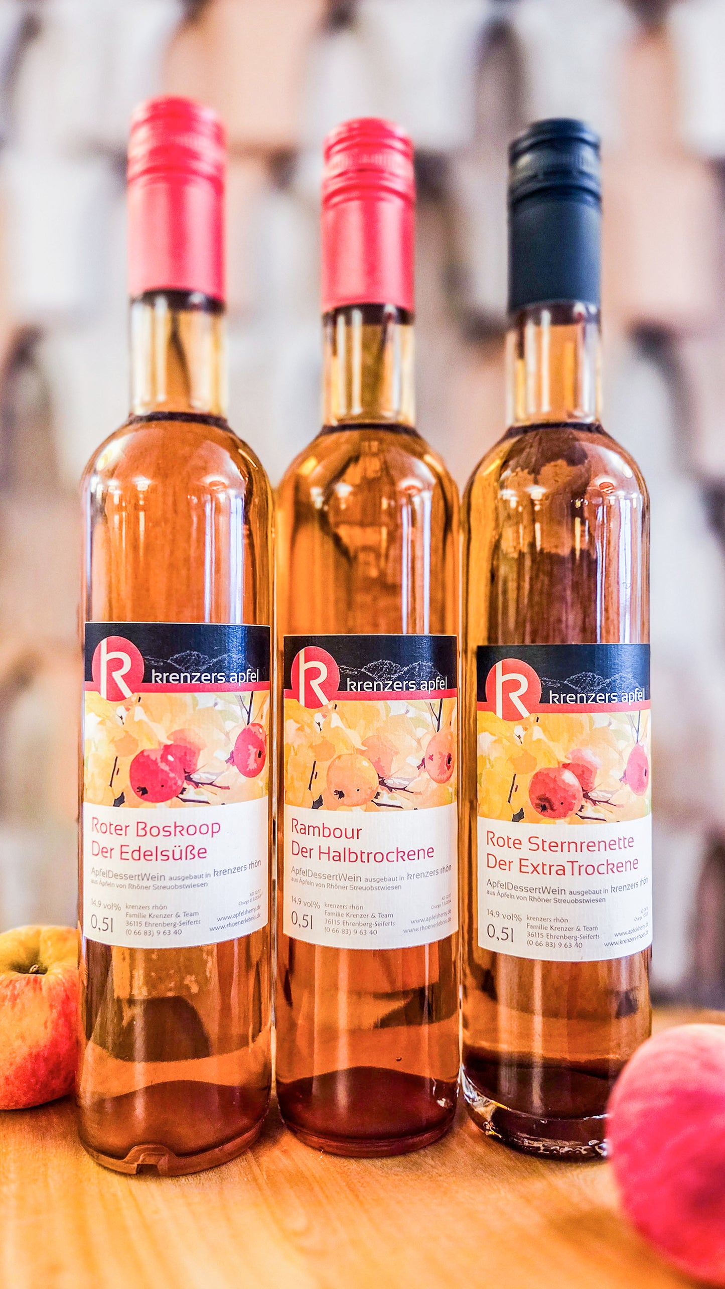 Klassiker Geschenkbox - 3 sortenreine Apfelsherrys