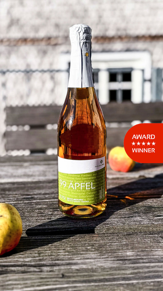 Apfelsecco 99 ÄPFEL - alkoholfrei - BRONZE Medal Winner Cider World '26