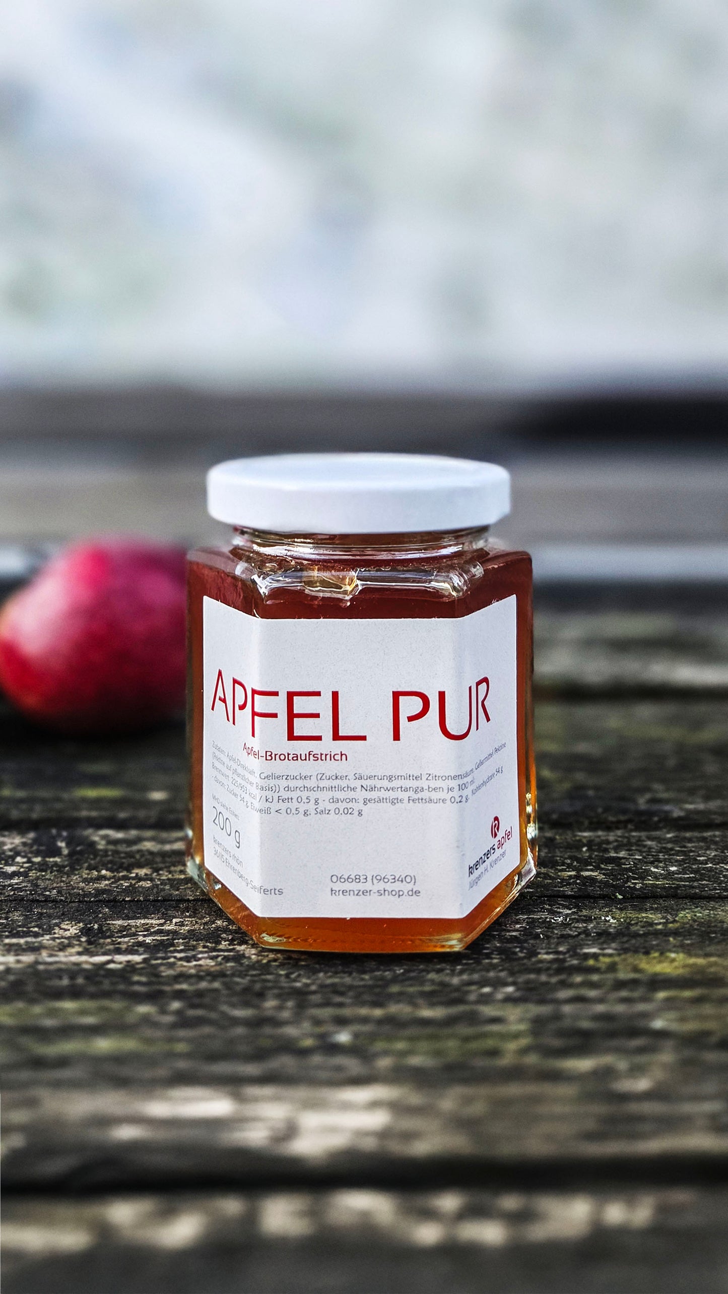 Apfel PUR aufs Brot - süßer Brotaufstrich aus Apfelsaft von unserer Streuobstwiese