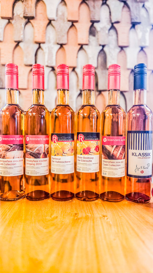 Probierbox Apfelsherry - 6 Flaschen zum Preis von 5