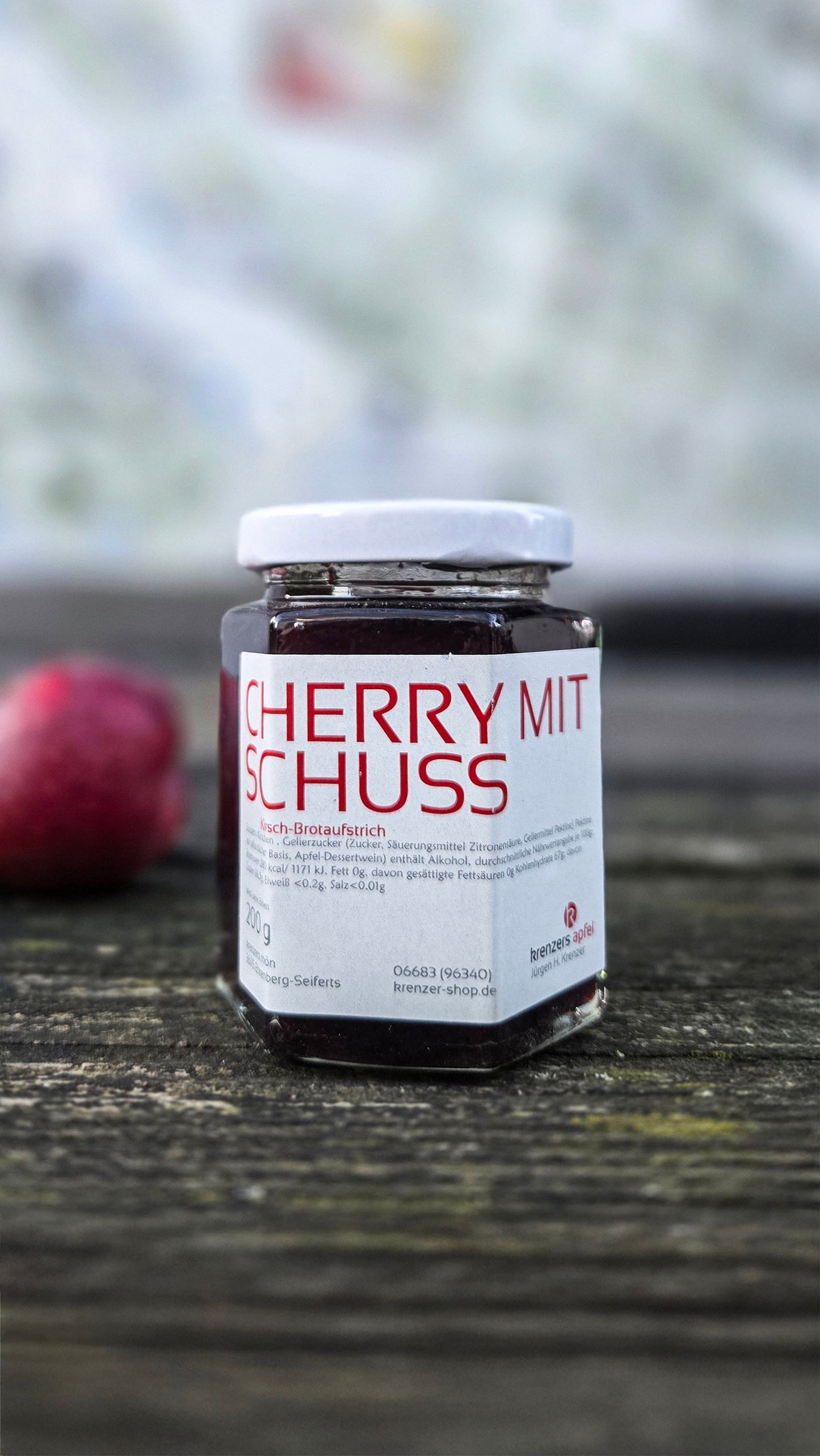 Cherry mit Schuss - Brotaufstrich aus Kirschen
