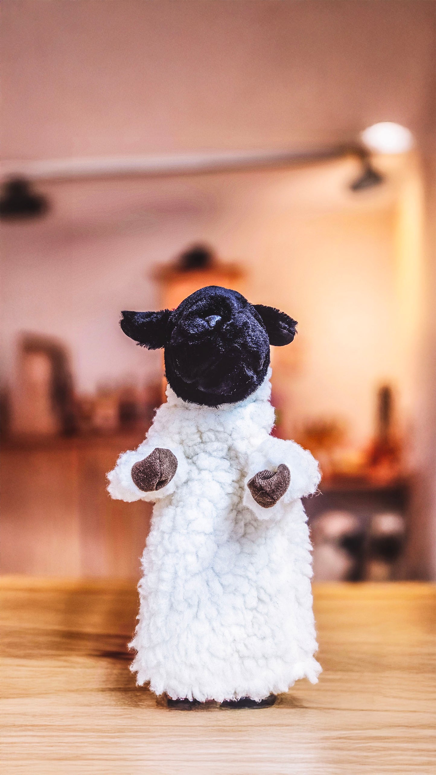 Rhönschaf Plüsch-Handpuppe