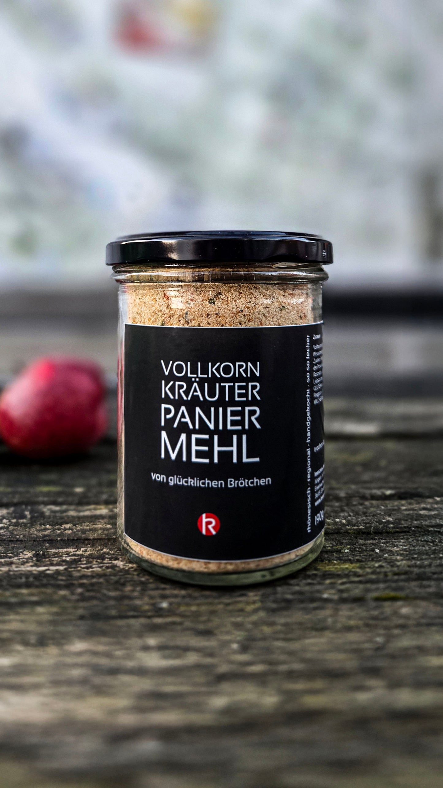 Vollkorn-Kräuter-Paniermehl von glücklichen Brötchen