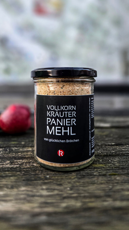 Vollkorn-Kräuter-Paniermehl von glücklichen Brötchen