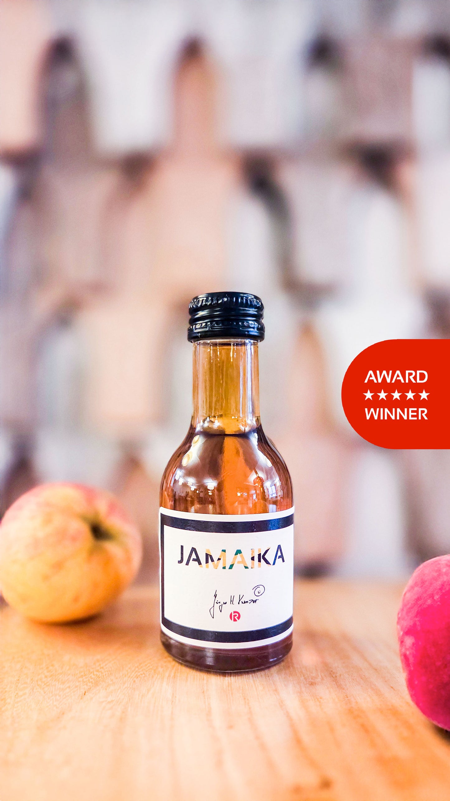 Apfelsherry - JAMAIKA MINI - gereift in jamaikanischen Rum-Fässern (halbtrocken) - GOLD Medal Winner Cider World '21