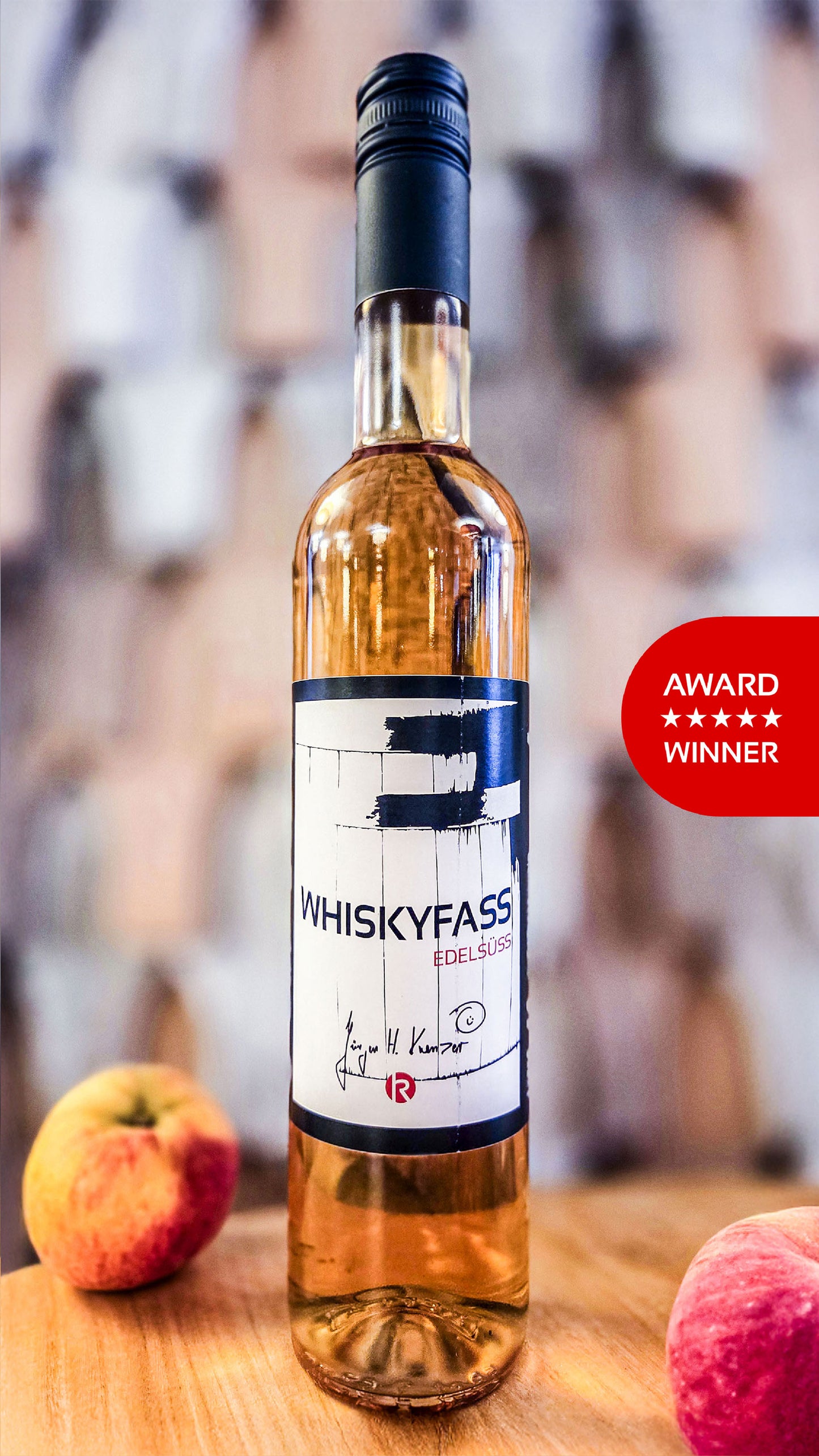 Apfelsherry - Whiskyfass edelsüss - GOLD Medal Winner Cider World '25