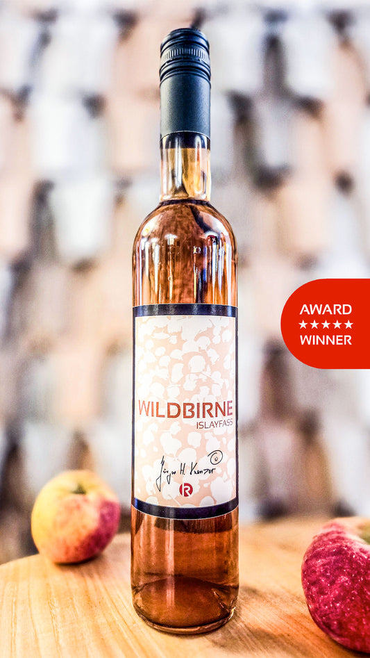 Apfelsherry - WILDBIRNE - im Islayfass gereift (trocken) - GOLD Medal Winner Cider World '21