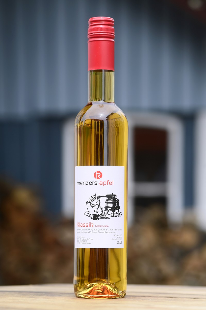 Der Klassiker - halbtrocken - Apfel-Aperitif von Rhöner Streuobstwiesen